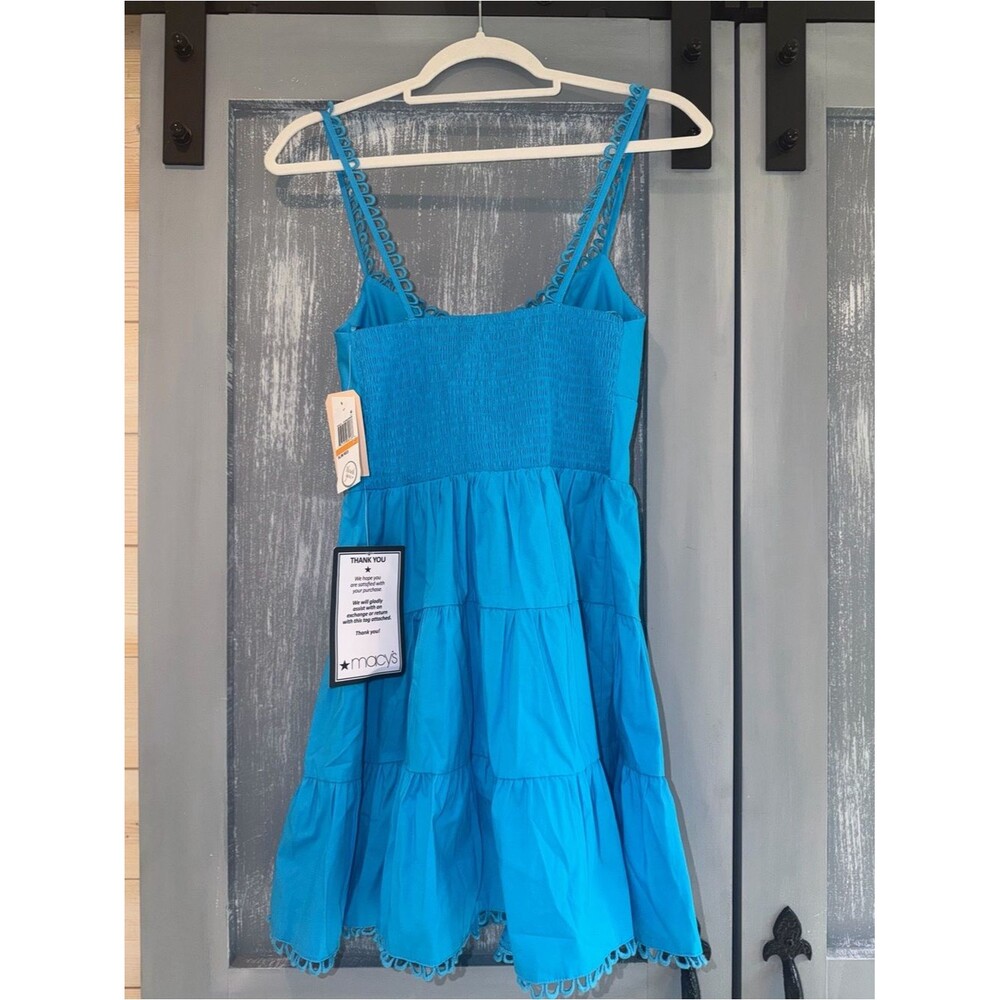 City Studios Bright Blue Tiered Mini Dress 💙✨ - Picture 5 of 9